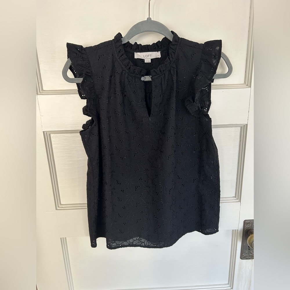 Eyelet blouse